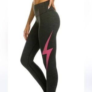 Aviator Nation Leggings with Lightning Bolt